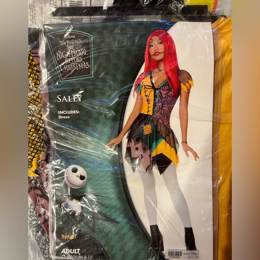 NWT: Adult Sally the Nightmare Before Christmas Costume - No wig included